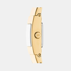 Darrington Women Quartz Gold Dial Analog Stainless Steel Watch MK4885