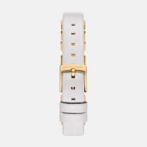 Darrington Women Quartz White Dial Analog Leather Watch MK4899