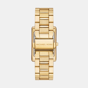 Essex Women Quartz Gold Dial Analog Stainless Steel Watch MK4904