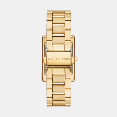 Essex Women Quartz Gold Dial Analog Stainless Steel Watch MK4904