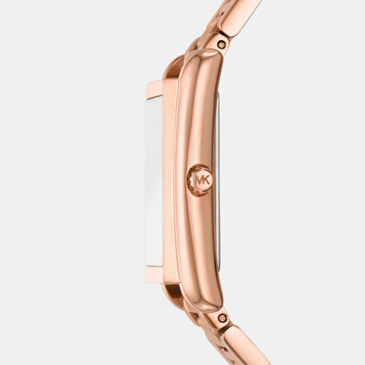 Essex Women Quartz Rose Gold Dial Analog Stainless Steel Watch MK4905