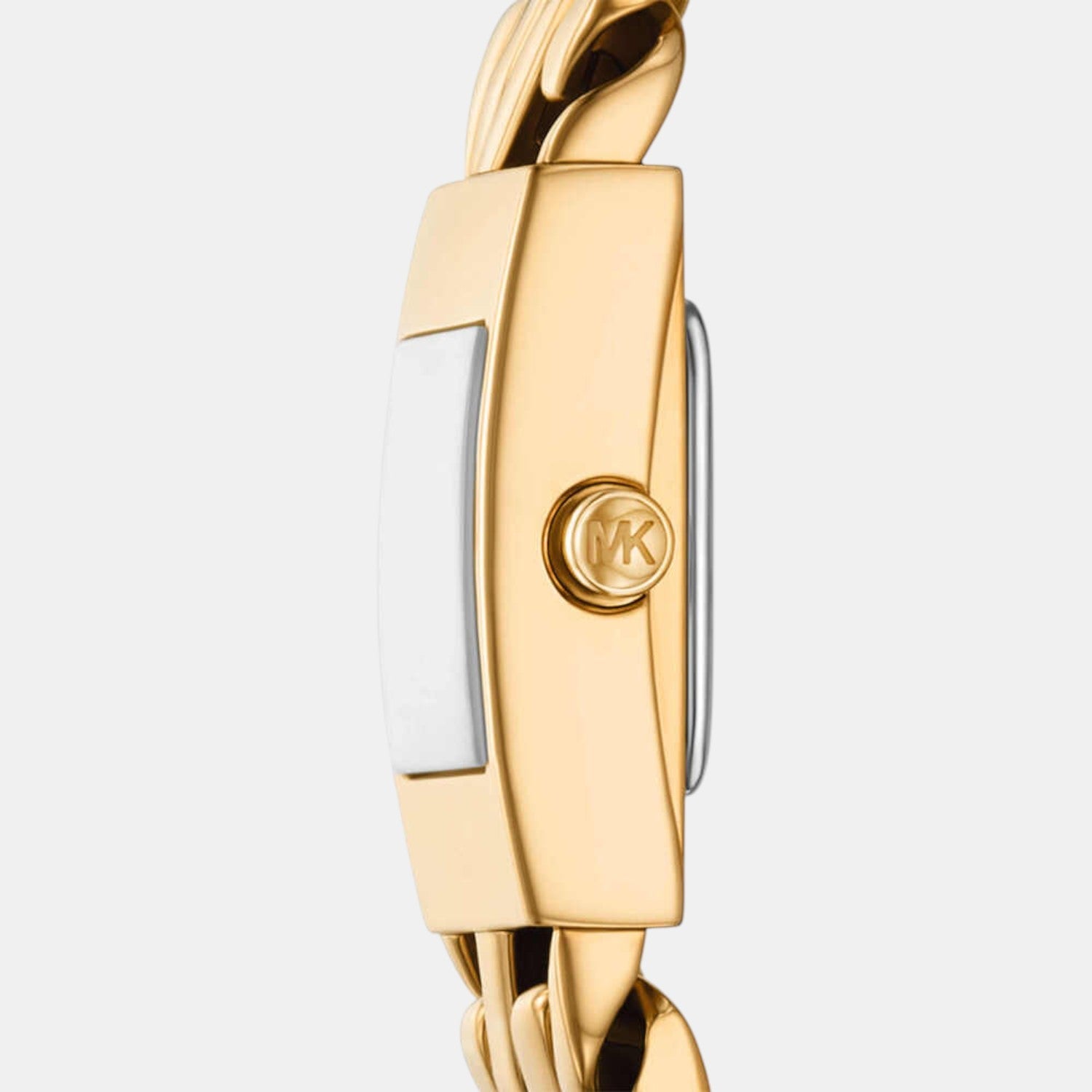 Darrington Women Quartz Gold Dial Analog Stainless Steel Watch MK4907