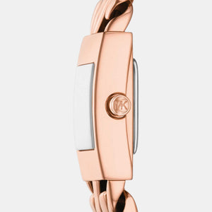 Darrington Women Quartz Rose Gold Dial Analog Stainless Steel Watch MK4908