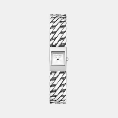 Darrington Women Quartz White Dial Analog Stainless Steel Watch MK4909