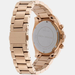 Blair Women Quartz Rose Gold Dial Chronograph Stainless Steel Watch MK5263