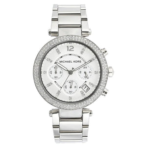Michael Kors Parker Silver Dial Women 39mm