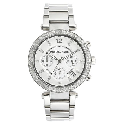 Michael Kors Parker Silver Dial Women 39mm