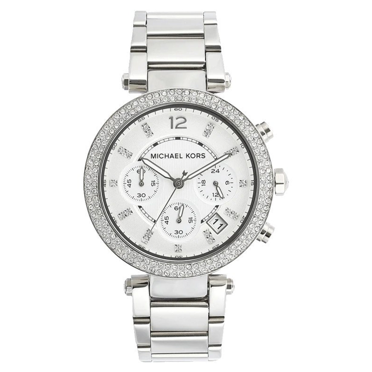 Michael Kors Parker Silver Dial Women 39mm