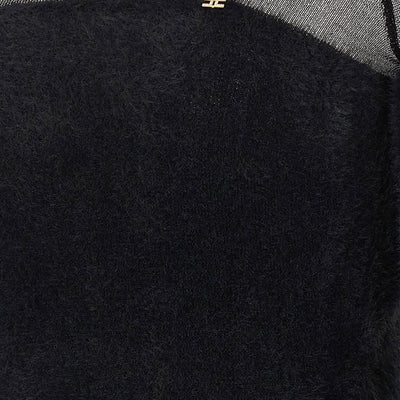 Elisabetta Franchi Brushed Insert Turtleneck Sweater