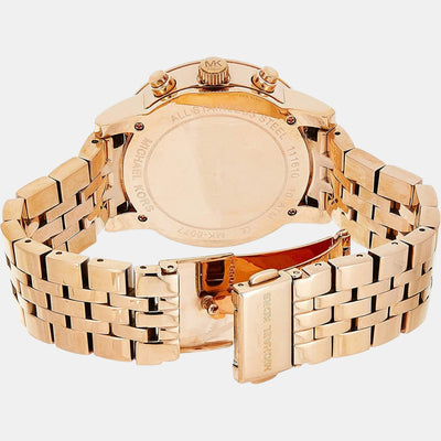 Bryant Women Quartz Rose Gold Dial Chronograph Stainless Steel Watch MK6077
