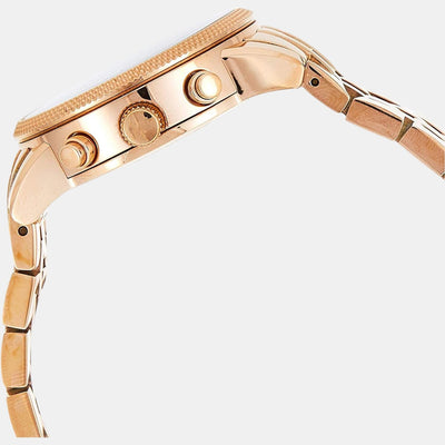 Bryant Women Quartz Rose Gold Dial Chronograph Stainless Steel Watch MK6077
