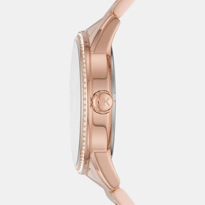 Bryant Women Quartz Rose Gold Dial Analog Stainless Steel Watch MK6863
