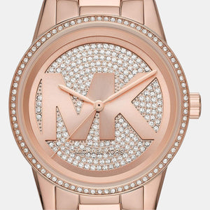Bryant Women Quartz Rose Gold Dial Analog Stainless Steel Watch MK6863
