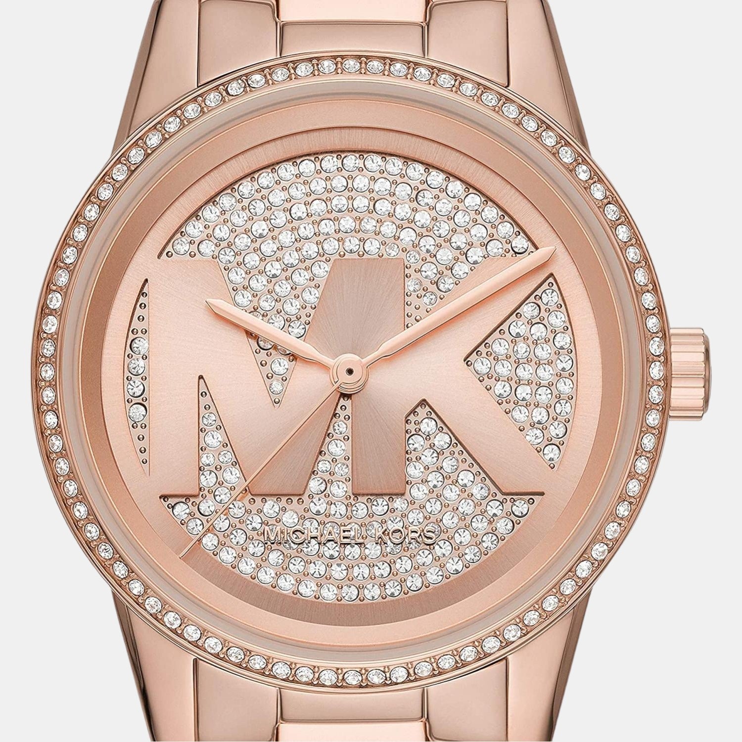 Bryant Women Quartz Rose Gold Dial Analog Stainless Steel Watch MK6863