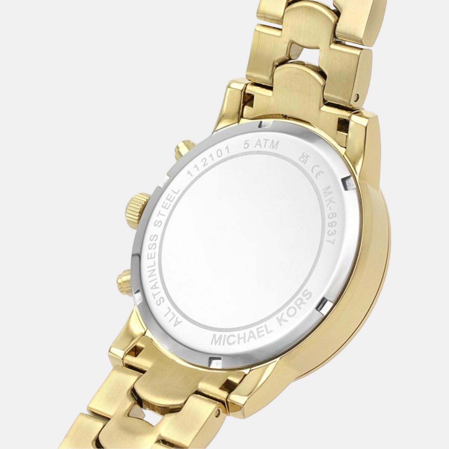 Bryant Women Quartz Gold Dial Chronograph Stainless Steel Watch MK6937