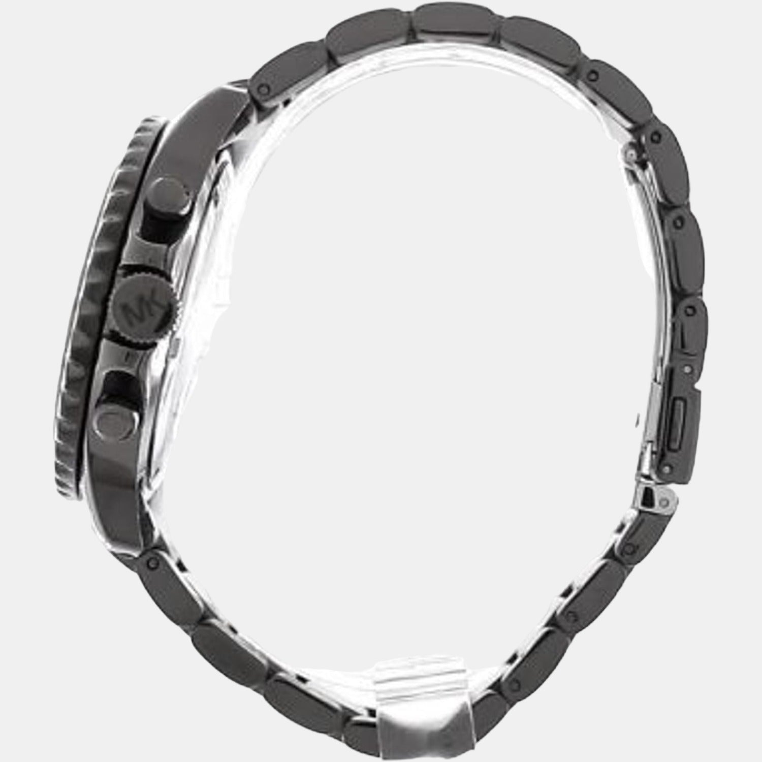 Everest Women Quartz Black Dial Chronograph Stainless Steel Watch MK6974