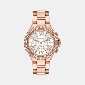 Camille Women Quartz White Dial Chronograph Stainless Steel Watch MK6995