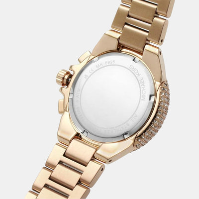 Camille Women Quartz White Dial Chronograph Stainless Steel Watch MK6995