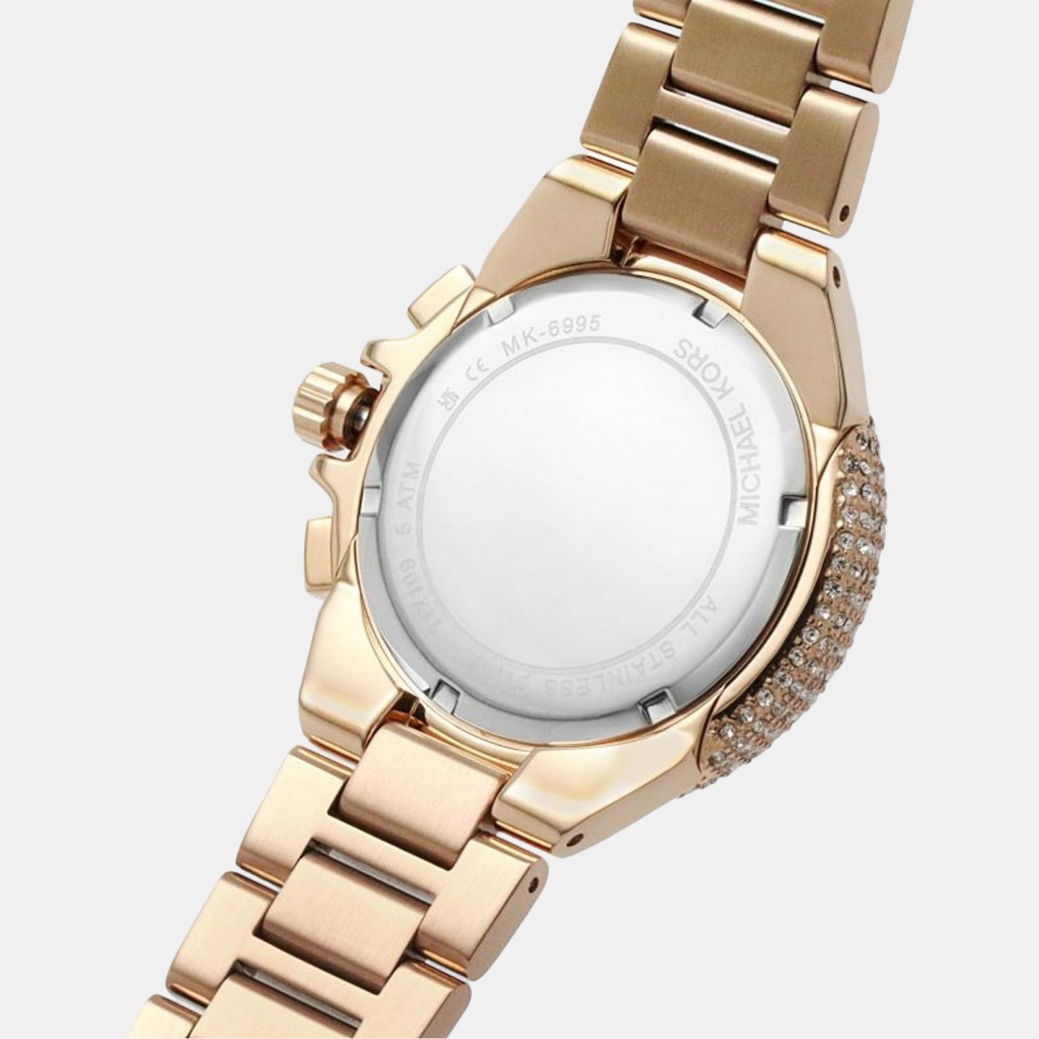 Camille Women Quartz White Dial Chronograph Stainless Steel Watch MK6995