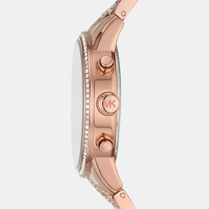 Bryant Women Quartz Rose Gold Dial Chronograph Stainless Steel Watch MK7223
