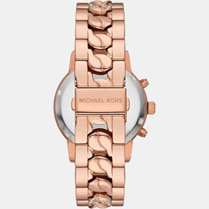 Bryant Women Quartz Rose Gold Dial Chronograph Stainless Steel Watch MK7223