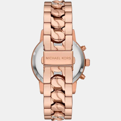 Bryant Women Quartz Rose Gold Dial Chronograph Stainless Steel Watch MK7223