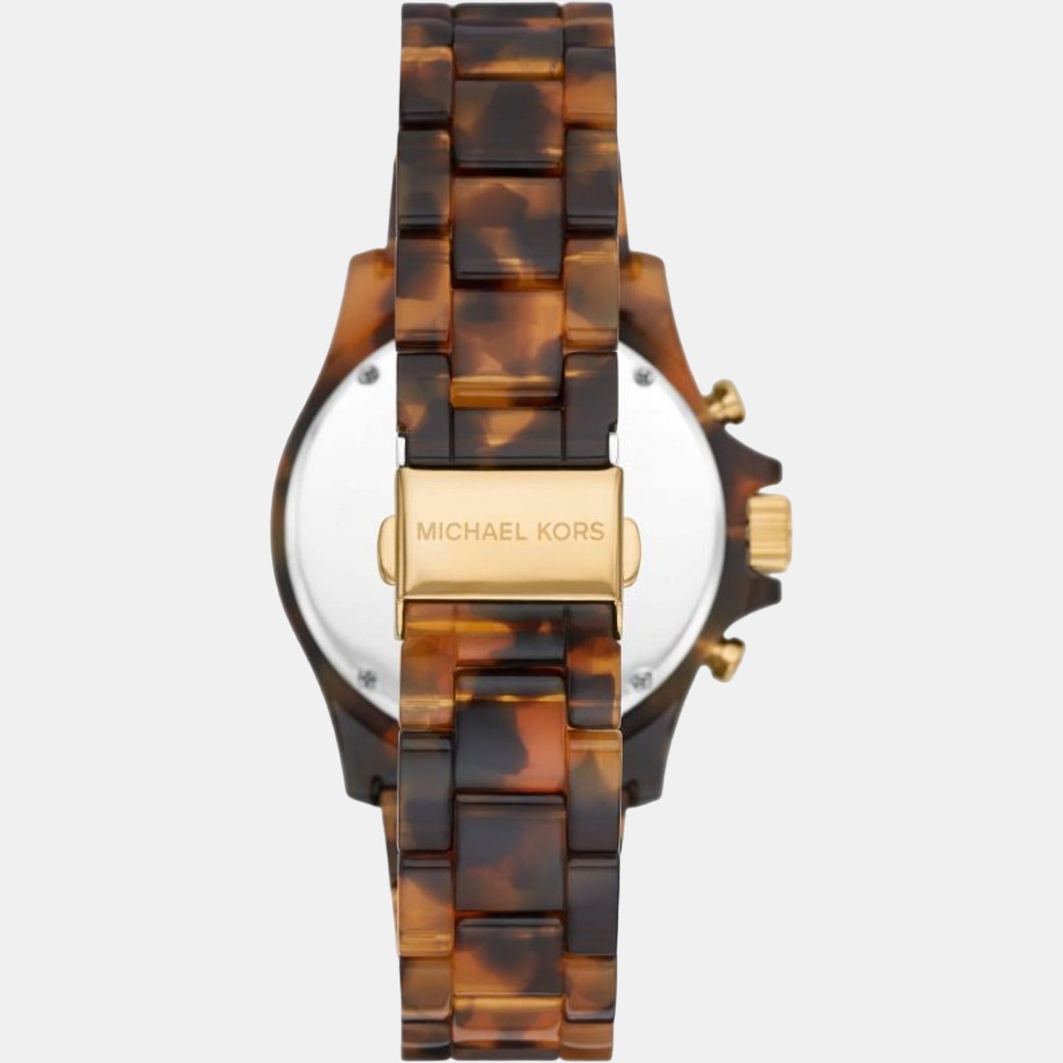 Everest Women Quartz Gold Dial Chronograph Stainless Steel Watch MK7239