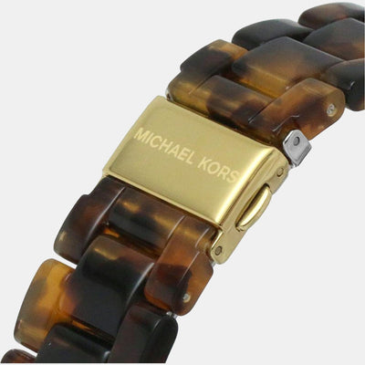 Everest Women Quartz Gold Dial Chronograph Stainless Steel Watch MK7239