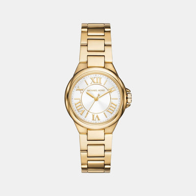 Camille Women Quartz White Dial Analog Stainless Steel Watch MK7255