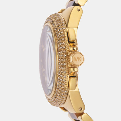 Camille Women Quartz Multi-Colour Dial Chronograph Stainless Steel Watch MK7269