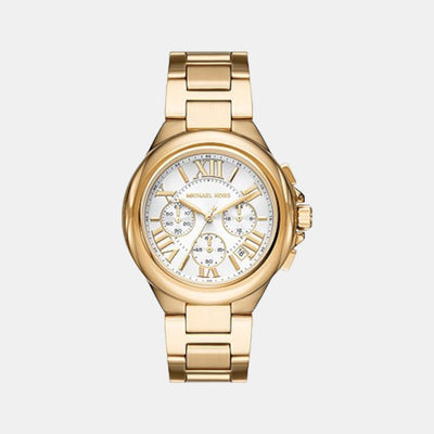 Camille Women Quartz White Dial Chronograph Stainless Steel Watch MK7270
