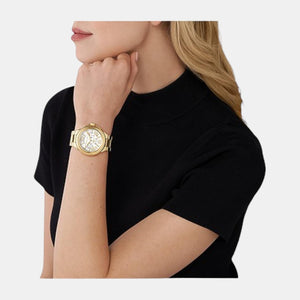 Camille Women Quartz White Dial Chronograph Stainless Steel Watch MK7270