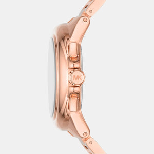 Camille Women Quartz Rose Gold Dial Chronograph Stainless Steel Watch MK7271