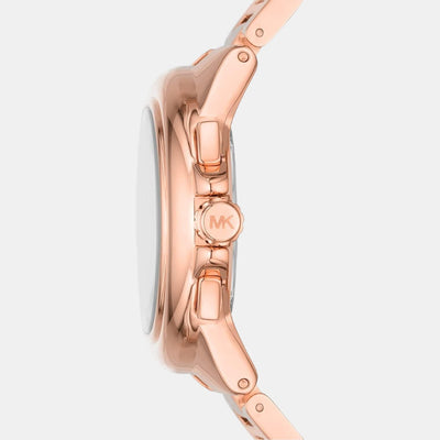 Camille Women Quartz Rose Gold Dial Chronograph Stainless Steel Watch MK7271
