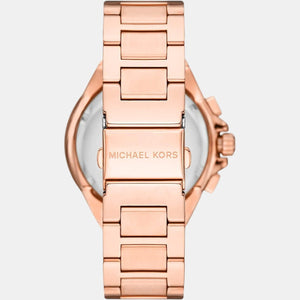 Camille Women Quartz Rose Gold Dial Chronograph Stainless Steel Watch MK7271