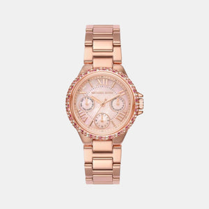 Camille Women Quartz Pink Dial Chronograph Stainless Steel Watch MK7273