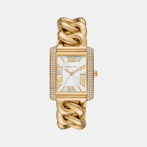 Emery Women Quartz Gold Dial Analog Stainless Steel Watch MK7300