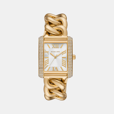 Emery Women Quartz Gold Dial Analog Stainless Steel Watch MK7300