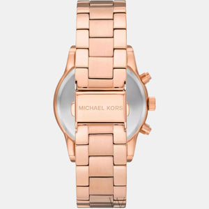 Bryant Women Quartz Rose Gold Dial Chronograph Stainless Steel Watch MK7302