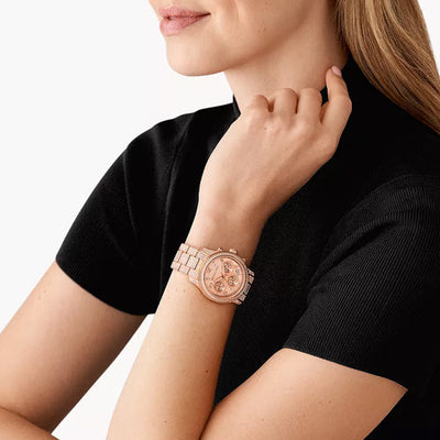 Michael Kors Runway Rose Gold Dial Women 38mm MK7481
