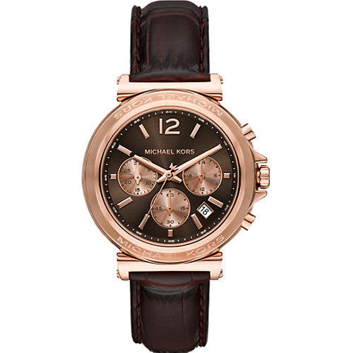 Michael Kors Oversized Maren Brown Dial Women 40mm MK7497