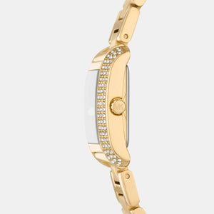Emery Women Quartz Gold Dial Analog Stainless Steel Watch MK7510SET