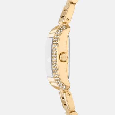 Emery Women Quartz Gold Dial Analog Stainless Steel Watch MK7510SET