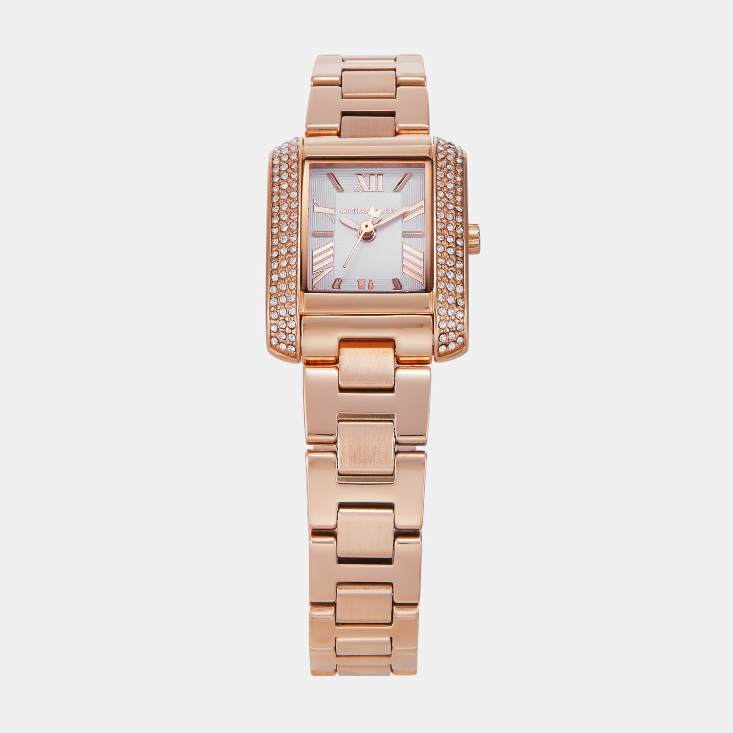 Emery Women Quartz White Dial Analog Stainless Steel Watch MK7512SET