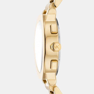 Gramercy Women Quartz Gold Dial Chronograph Stainless Steel Watch MK7520