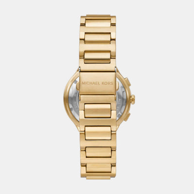 Gramercy Women Quartz Gold Dial Chronograph Stainless Steel Watch MK7520