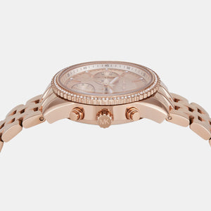 Bryant Women Quartz Rose Gold Dial Chronograph Stainless Steel Watch MK7531