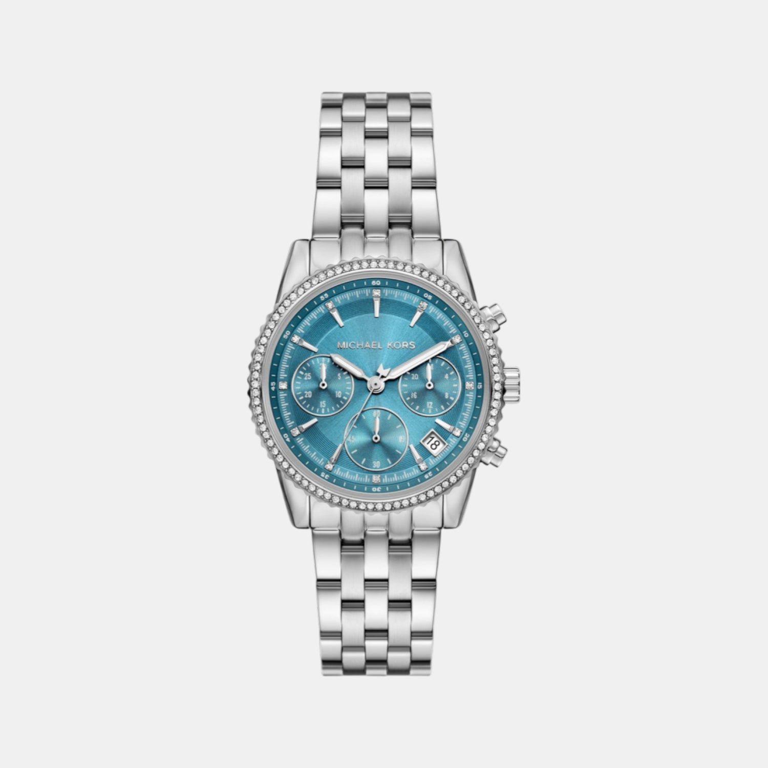 Bryant Women Quartz Blue Dial Analog Stainless Steel Watch MK7539