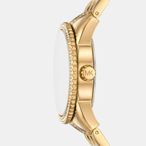 Bryant Women Quartz Gold Dial Analog Stainless Steel Watch MK7540