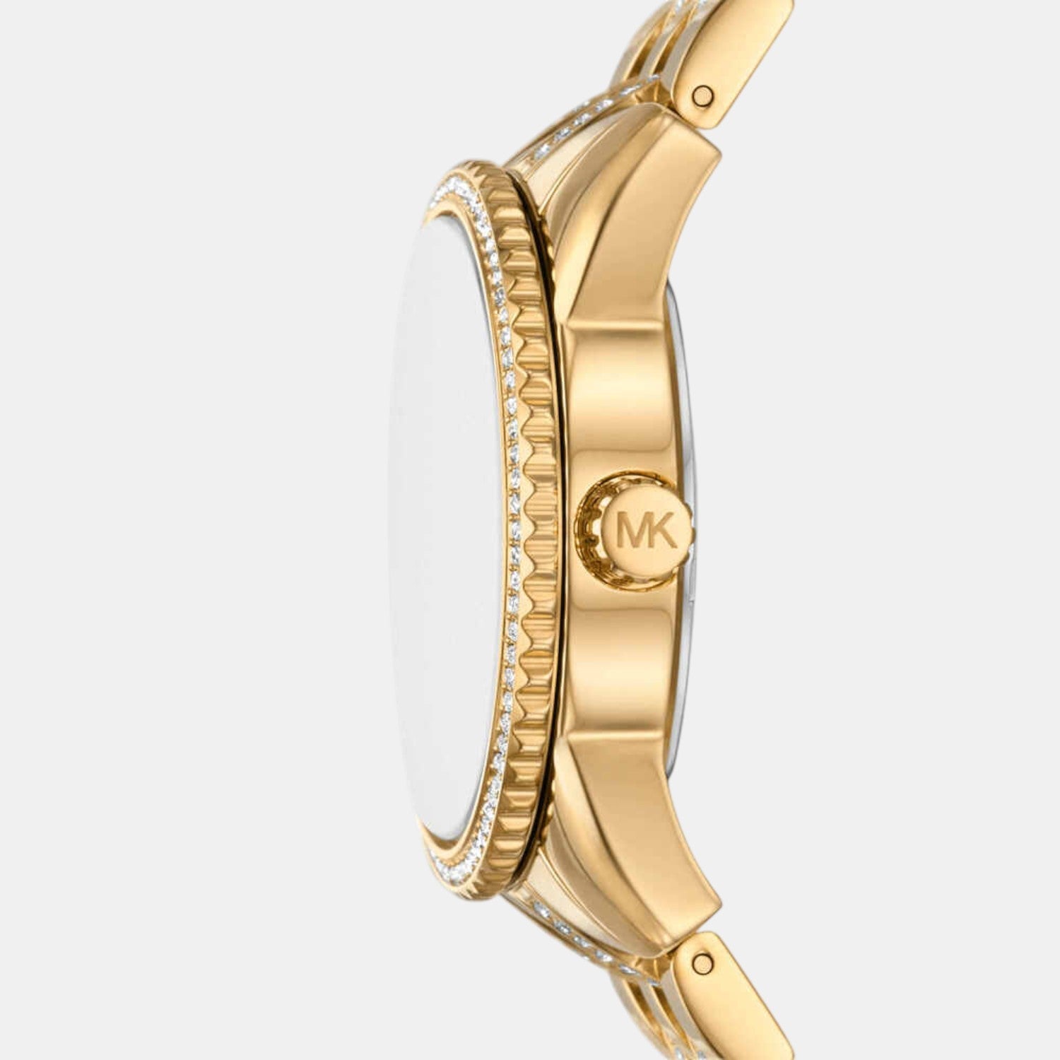Bryant Women Quartz Gold Dial Analog Stainless Steel Watch MK7540
